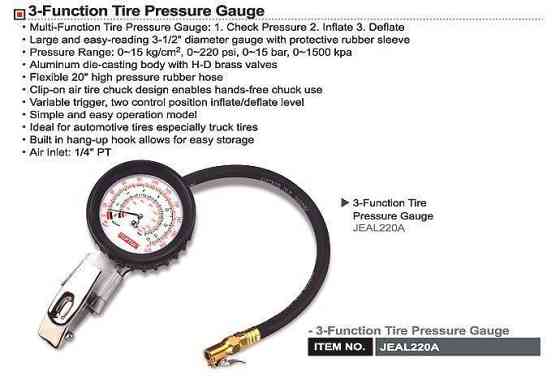 Професійний пістолет підкачки шин TOPTUL JEAL220A Одеса