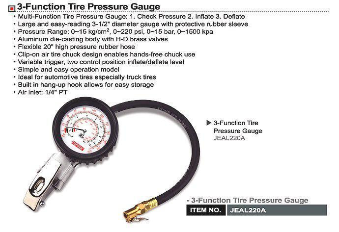 Професійний пістолет підкачки шин TOPTUL JEAL220A Одеса - фото 2