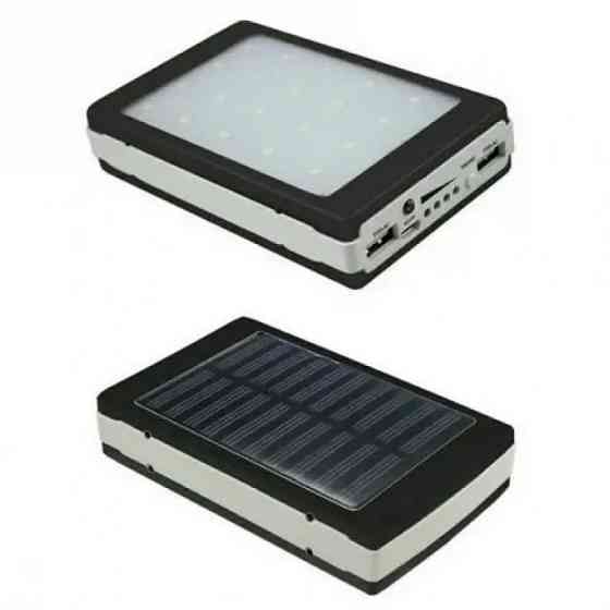 Мобильная зарядка на солнечной панели + фонарик UN-3102 SOLAR 40000mAh (4.8k) Київ