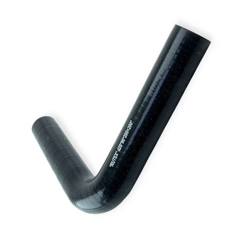 Патрубок универсальный угол d-28 L-200*200 90град. силикон Мукачево - изображение 1