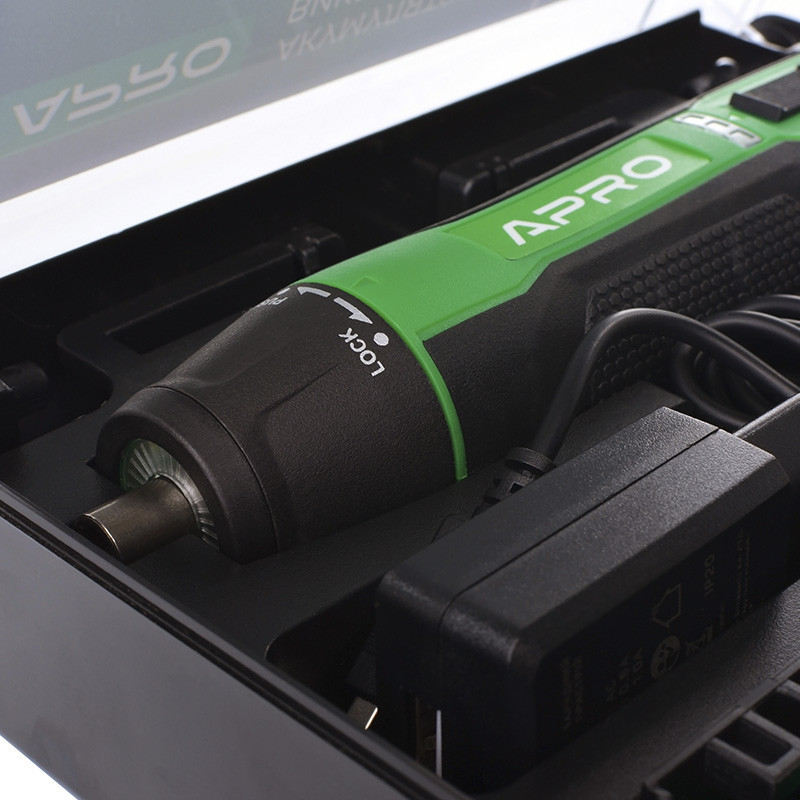 Викрутка акумуляторна APRO 895612 кейс 33шт з АКБ і ЗП в компл Коломия - фото 4
