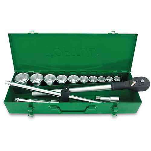 Набір головок з тріскачкою TOPTUL 3/4" 14ед. (6-гр.) GCAD1405 Одеса