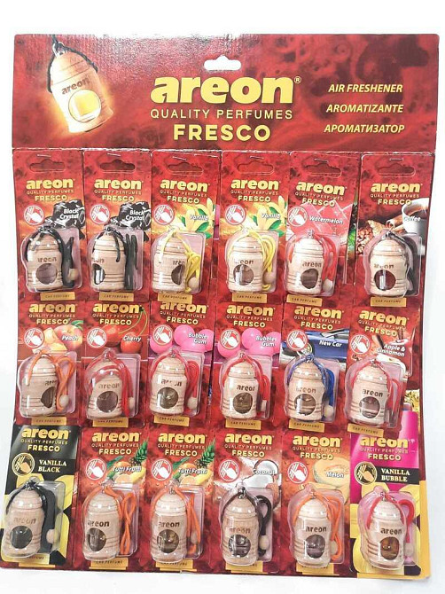 Освіжувач повітря AREON-VIP &quot;Фреско&quot; MIX на планшеті 4ml (24/360) Вінниця - фото 1