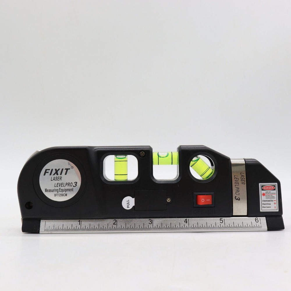 Лазерний рівень 4в1 із вбудованою рулеткою LASER LEVEL PRO 3 / Лазерний нівелір Київ - фото 9