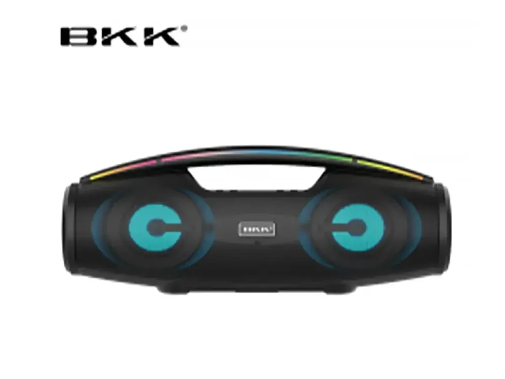 Колонка музична портативна Bluetooth з мікрофоном B100, 40Вт, FM-радіо, USB, TF, AUX, LED підсвітка Одеса - фото 2