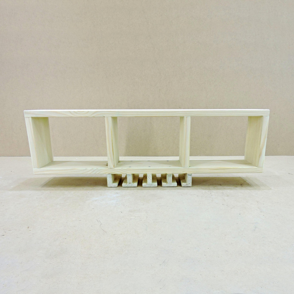 Полиця настінна "Тринідад 3" бланже Миколаїв - фото 8