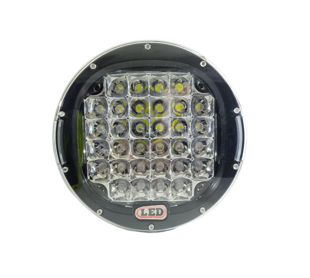 Светодиодная фара StarLight HP-GZD-088-Black круглая, дальний точечный белый свет 45W 4500Lm 6000K 12/24V (| 220мм) Харьков - изображение 4