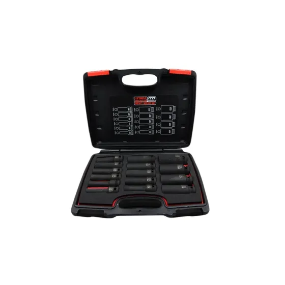 Набір подовжених ударних головок 1/2" 10-32мм Mighty Seven 15шт. Одеса