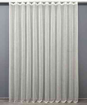 Тюль VR-Textil 876т Лен Бежевый 500х270 см (43-080) Киев