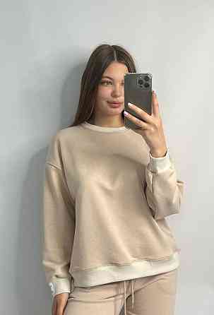 Світшот жіночий трикотажний Пудровий XS-S Харків