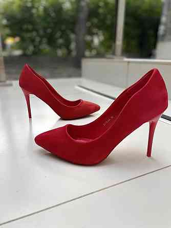 Туфлі жіночі SMALL SWAN 5015-64 червоні (весна-осінь, еко-замша) (3427) 36р.38р.41р. 41 Коломия