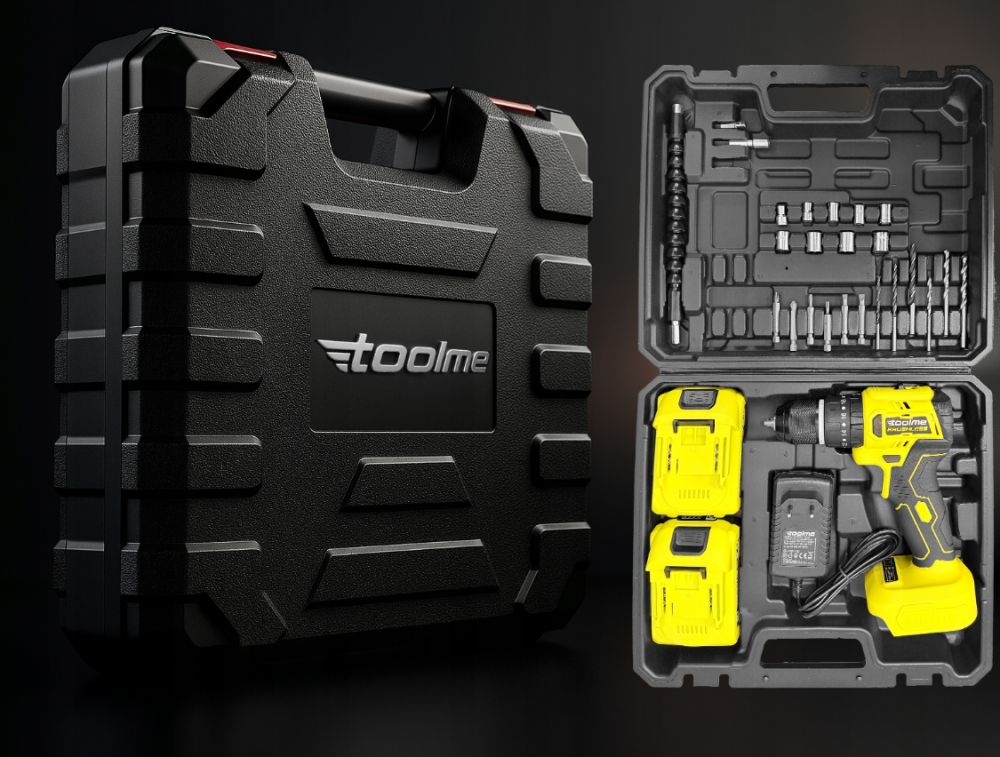 Дриль-шуруповерт ударний безщітковий 50Нм Toolme (Польща) Київ - фото 10
