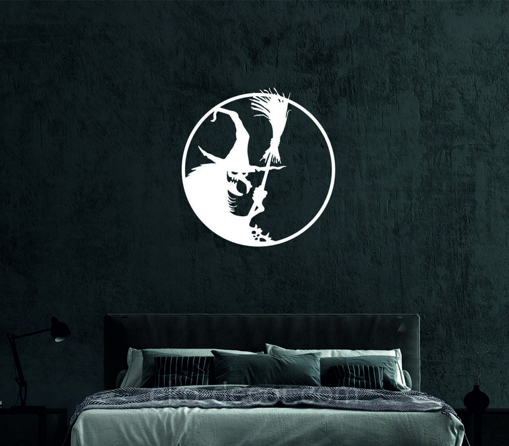 Декоративное настенное Панно «Ведьма», Декор на стену 70*67 см, Белый Киев - изображение 5