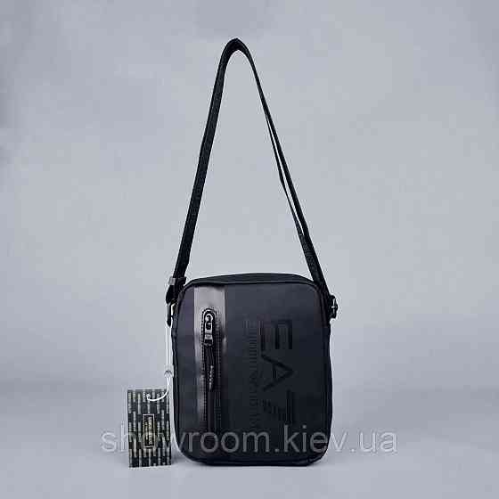 Мужская стильная брендовая сумка на плечо ЕА (9508) Киев