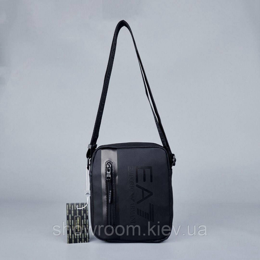Чоловіча стильна брендова сумка на плече EA (9508) Київ - фото 4