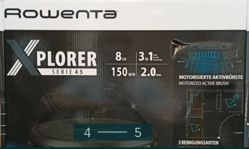 Робот пылесос Rowenta X-Plorer Serie 45 RR8277WH. Киев - изображение 2