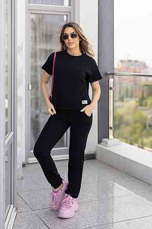 Летний спортивный костюм женский Restart 46-48, Черный Киев