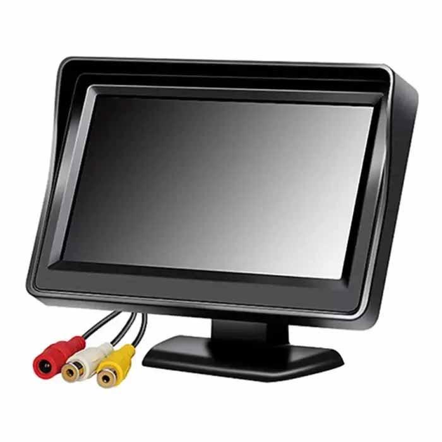 Дисплей для камери заднього огляду DS-4 екран 4.3" рухомий (Чорний) Вінниця - фото 1