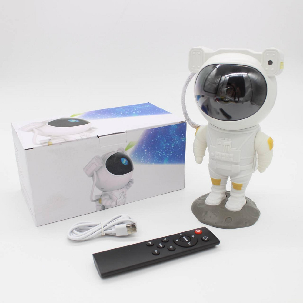 Ночник проектор звездного неба Астронавт от USB + пульт / Детский ночник-светильник / Ночник звездное небо Киев - изображение 10