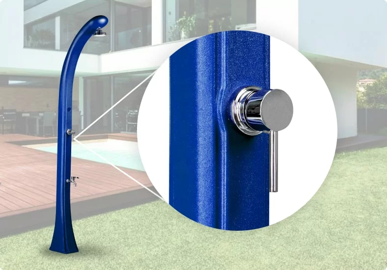 Душ солнечный Aquaviva Happy One с мийкой для ног синий F120/5002 - 23 л Киев - изображение 5