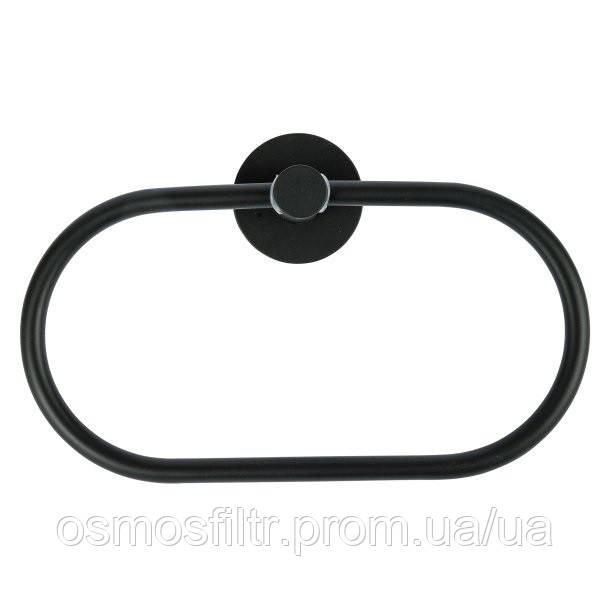 Кольцо для полотенец Axentia Nero нерж сталь порошковое покрытие 20.5х11х5.3 см (135986) Киев - изображение 1
