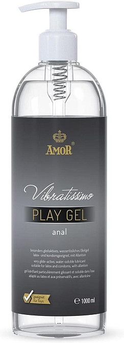 Лубрикант - Vibratissimo Play Gel Anal, 1000 мл Sex Aura Київ - фото 1