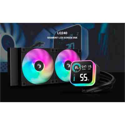 Система рідинного охолодження Deepcool LQ240 Black (R-LQ240-BKLSMW-G-1) Вінниця