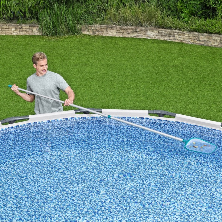 Набір для чищення дна басейну і верхнього шару води пилосос + сачок Bestway (58234) Нововолинськ - фото 9