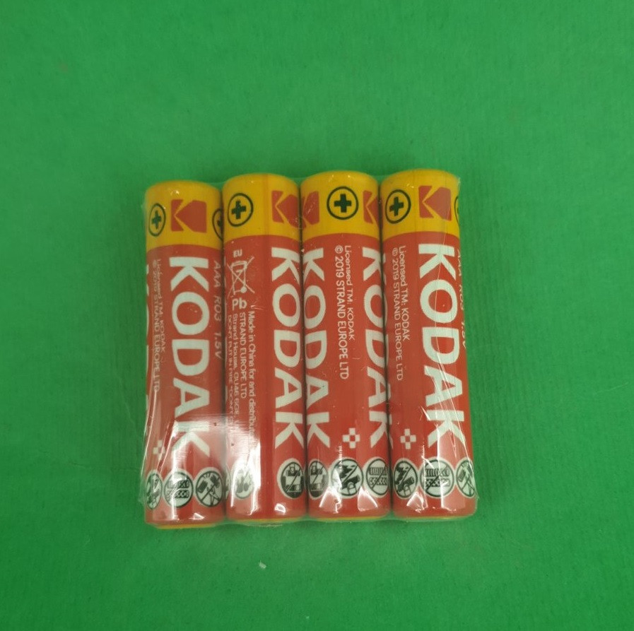 Батарейка (минипальчик) Кодак (ААА R3) сольові (Б-4) (4 шт) Харків - фото 2