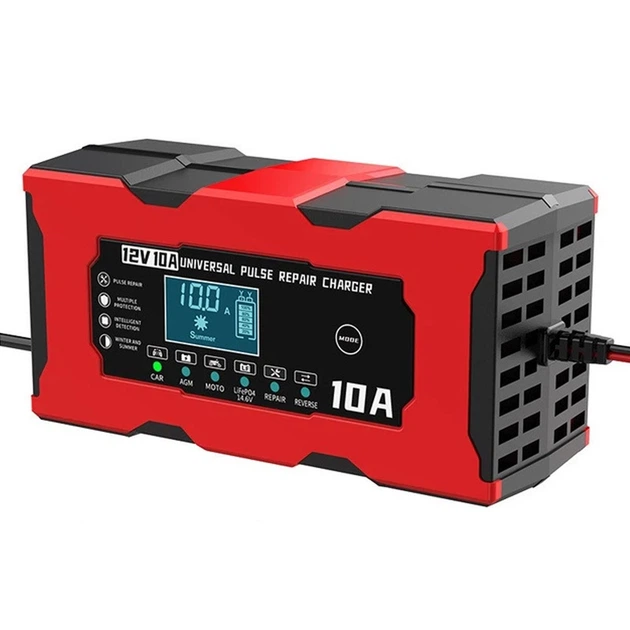 Зарядное устройство XJB1210-2 10A для аккумулятора 12/14.6V (для свинцово-кислотных AGM Гель LiFePO4) импульсное Smart + LCD Киев - изображение 6