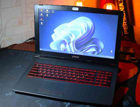 Игровой мощный ноутбук MSI i5-8300H /16 GB / 240 GgbSSD + 1 tb HDD / GeForce GTX 1050 Б\У Киев