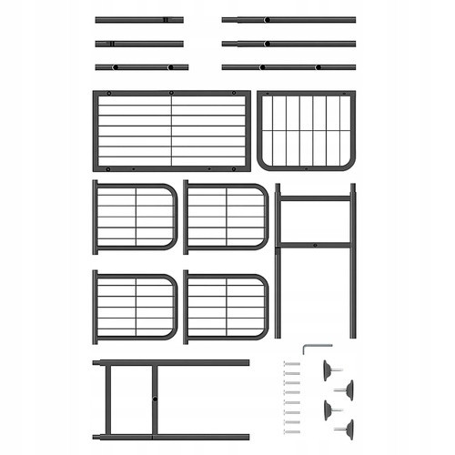 Подставка для цветов металлическая 6-ярусная в стиле лофт Ruhhy (26040) Нововолынск - изображение 4