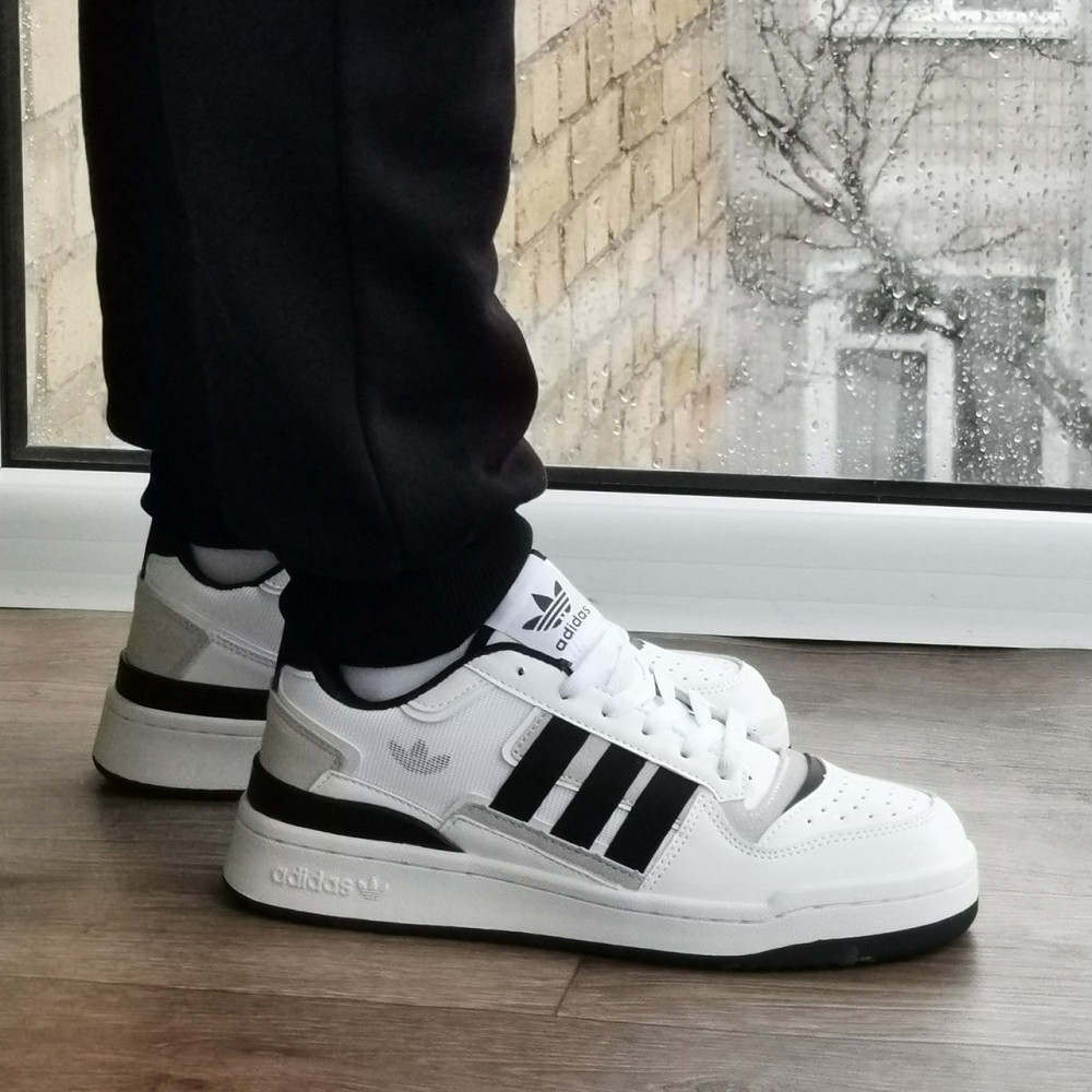 Кроссовки Adidas Мужские Белые Кожаные Адидас (размеры: 43,44) 97-1 Днепр - изображение 6