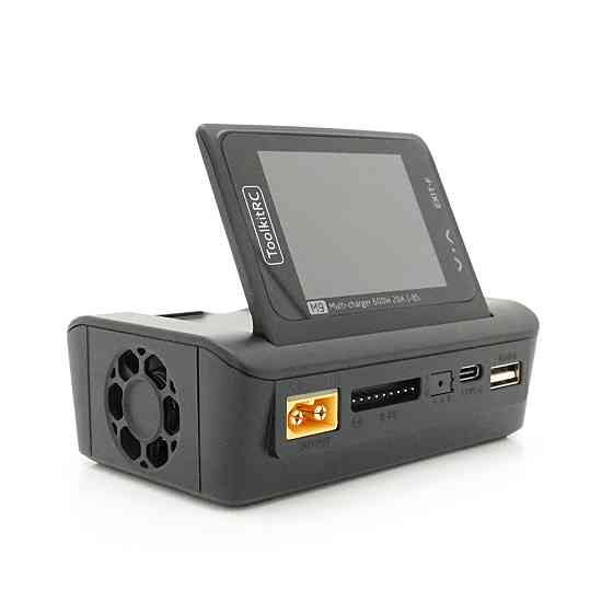 Зарядное устройство ToolkitRC M9 600Вт, тип АКБ LiPo, LiHv, Li-ion, NiMh, LiFe, Pb, USB iнтерфейс, XT60, вхид 7-35В, вес 235г, без Киев