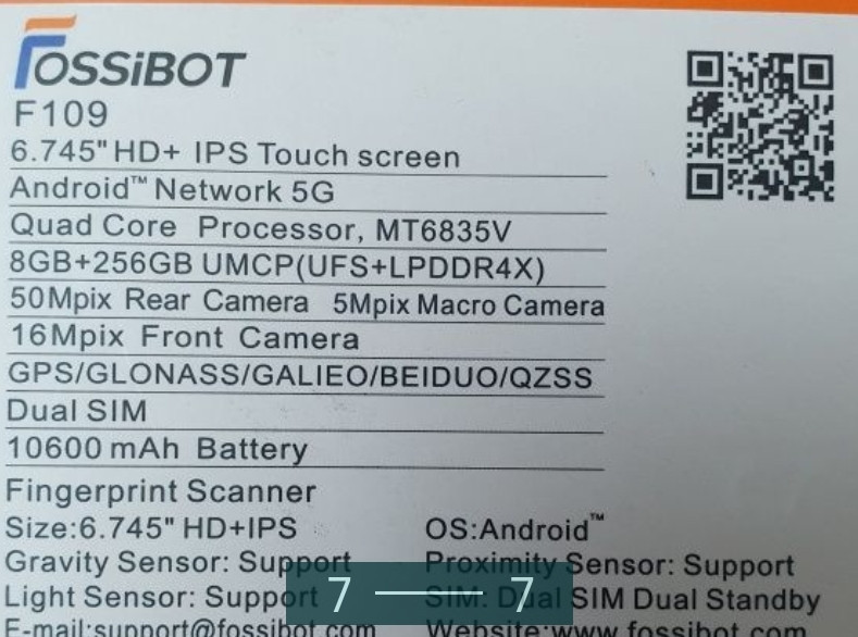 Смартфон Fossibot f109. Киев - изображение 5