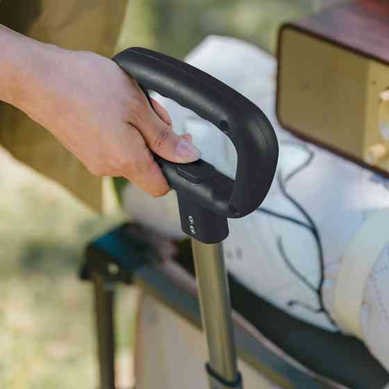 Складаний легкий кемпінговий візочок Naturehike CNK2350JJ012, 50 л, чорний Київ