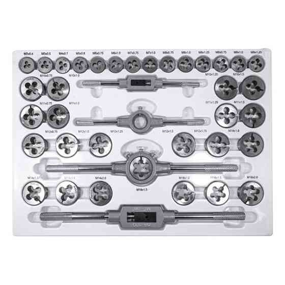 Набір мітчиків та плашок М2-М18 110 предметів, метричне різьблення JBC-M110-1 Одесса