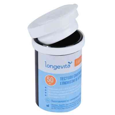 Тест-смужки для глюкометра Longevita Family 50 шт. (6806077) Вінниця