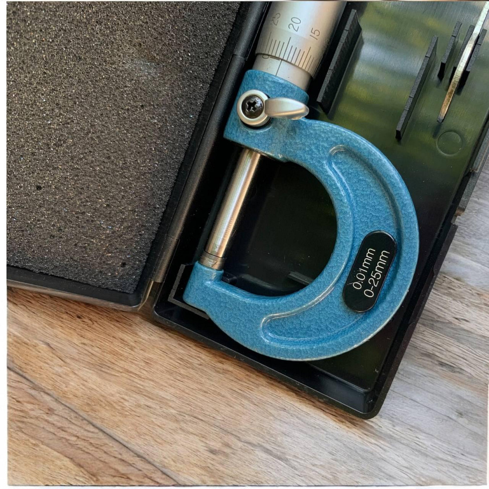 Мікрометр гладкий МК 0-25 мм — прецизійний вимірювальний інструмент для точних зовнішніх вимірів металу Харків - фото 4