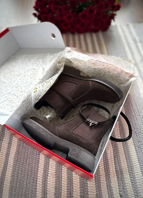 M.KRAFT Черевики жіночі M.KRAFT 2034/1 шоколадні (зима, замша натуральна) (6110) Коломия - фото 6