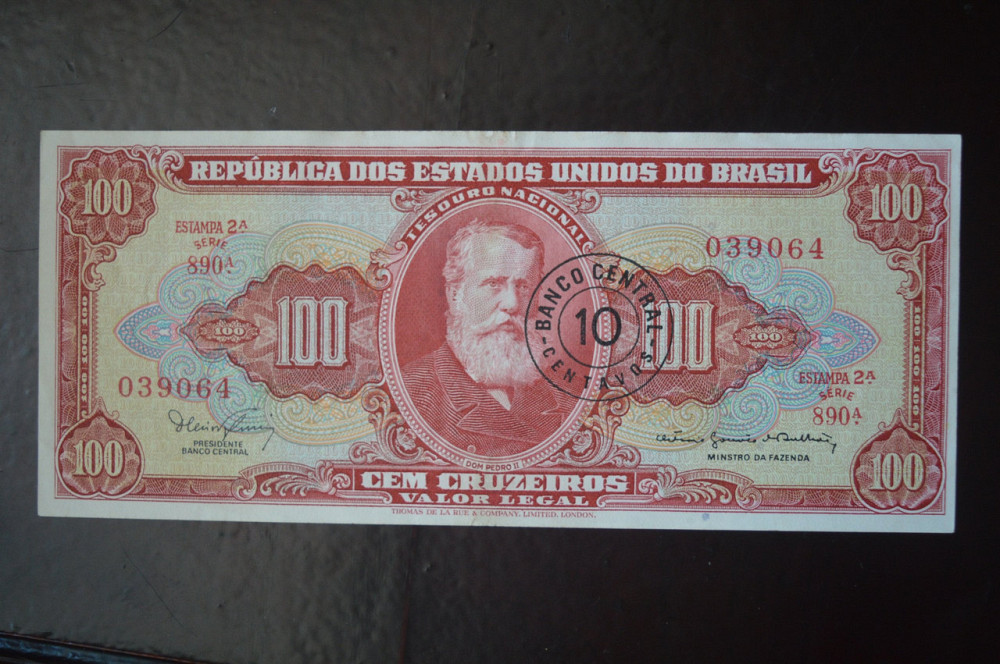 Бразилія 100 крузейро (БМ) 3 Полтава - фото 1