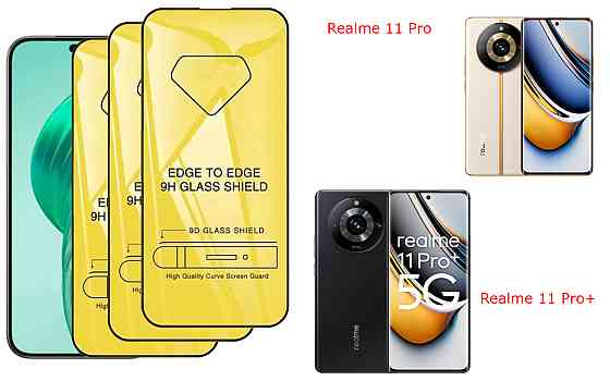Захисне скло DefenzoGlass для Realme 11 Pro, Realme 11 Pro+ – подвійна міцність Київ