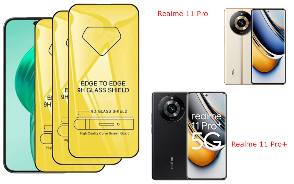 Захисне скло DefenzoGlass для Realme 11 Pro, Realme 11 Pro+ – подвійна міцність Київ - фото 3