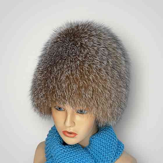 Шапка хутряна жіноча сніп Діана Світло-коричневий Харків
