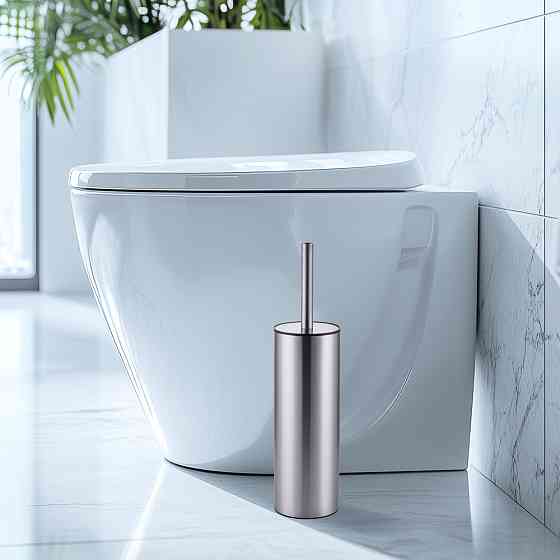 Йоржик для унітазу підлоговий Mixxus Premium Ellipse-TB0201 SS Color колір нержавійка (MI7067) ( 27649 ) Харків