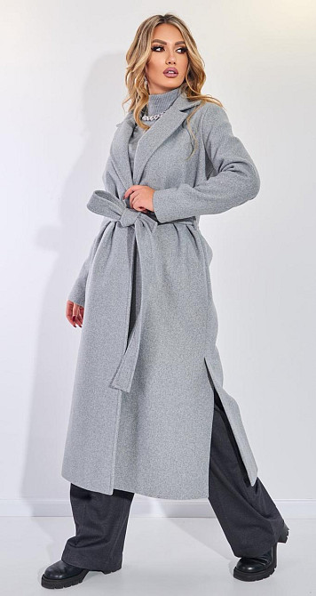 Кашемірове пальто з розрізами (48) Київ - фото 1