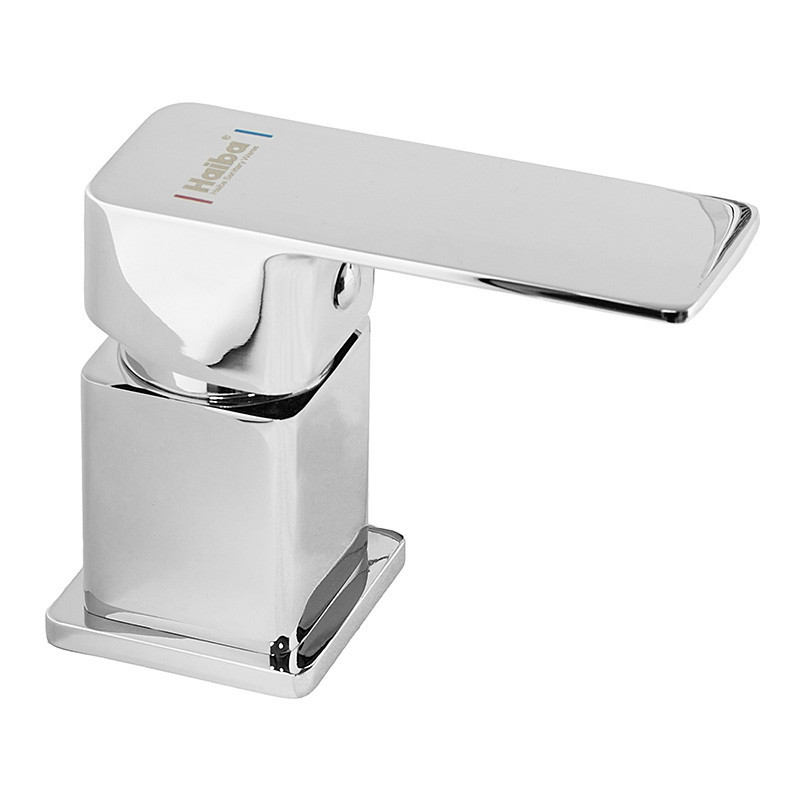 Ванночный смеситель Haiba Kubus 022 с тремя отверстиями (HB3957) Харьков - изображение 4