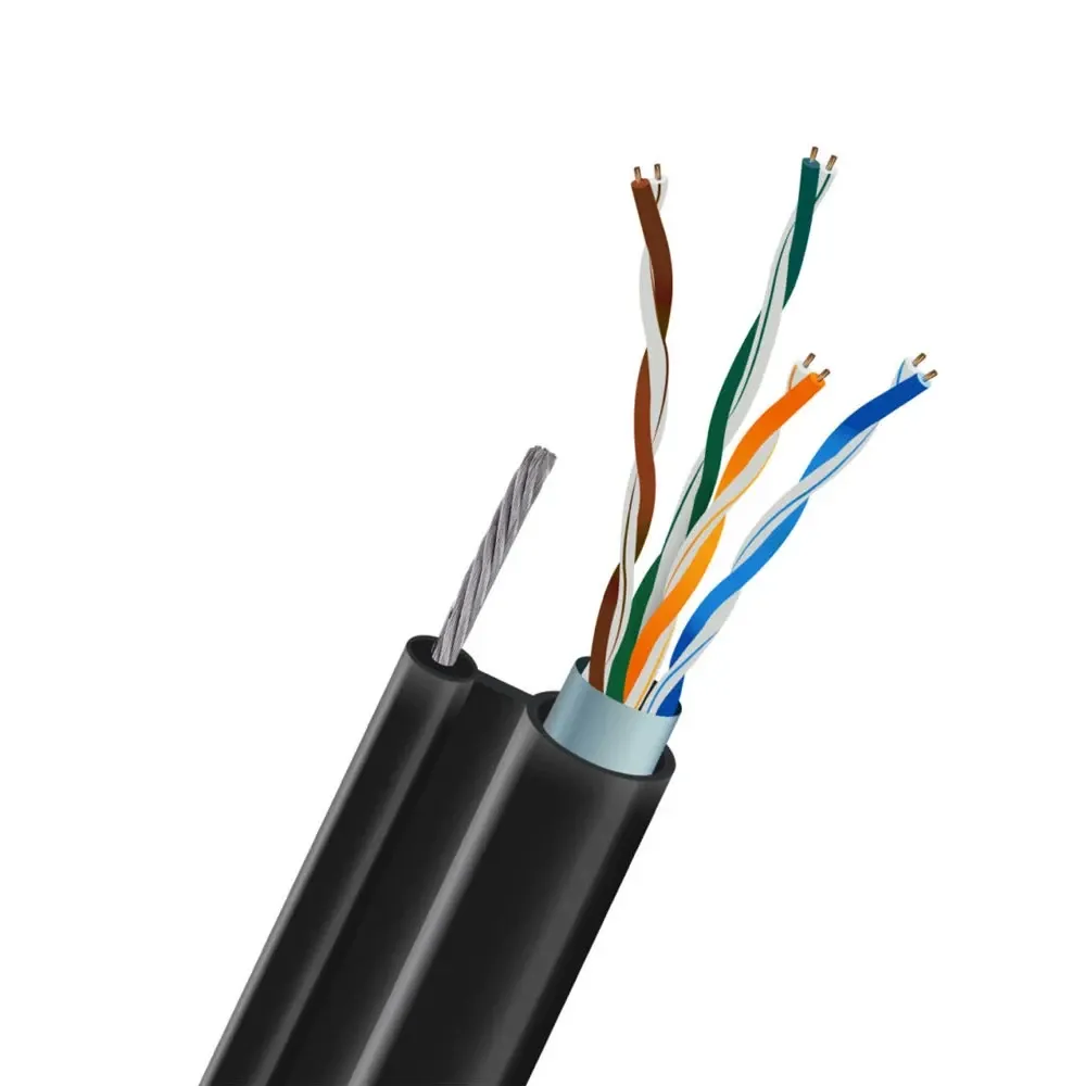 Кабель вита пара FTP CAT5E CU 0.5 LDPE Outdoor багатожильний дріт 7x0.45mm Kraft 305m (33-00054) Київ - фото 2