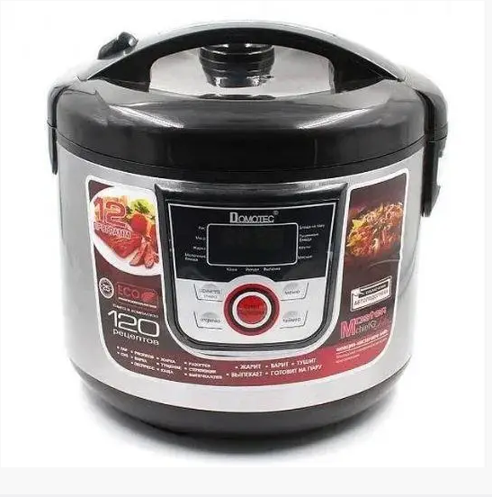 Мультиварка на 5л 12 автоматических  программ Domotec MS-7726 1500 Ватт, тефлоновая чаша, мультиповар Одесса - изображение 2
