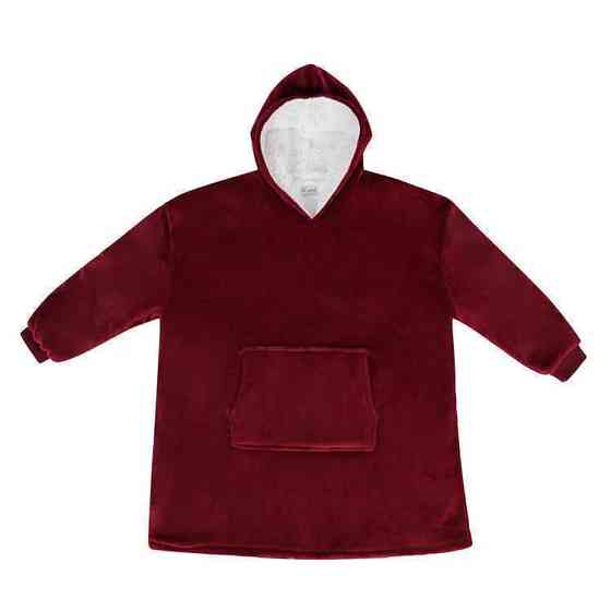 Толстовка плед флисовая, Новогодний плед с рукавами, Одеяло с рукавами Snuggie, Ковдра плед-толстовка FY-81 Киев